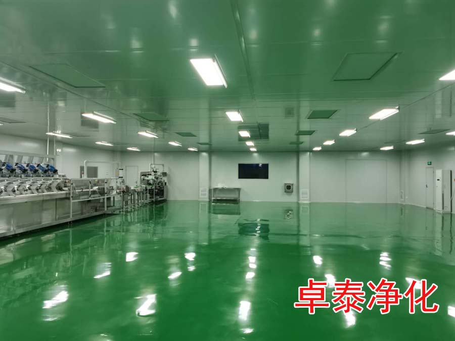 河北面包、水餃?zhǔn)称穬艋囬g裝修施工廠家卓泰凈化工程公司